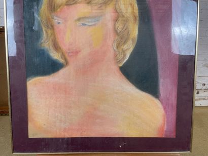Marianne Dock - Blonde woman with purple...