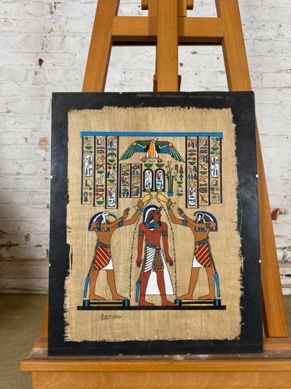 Gamal - Ramses II blessed by Horus and Thoth
Egyptian-style...