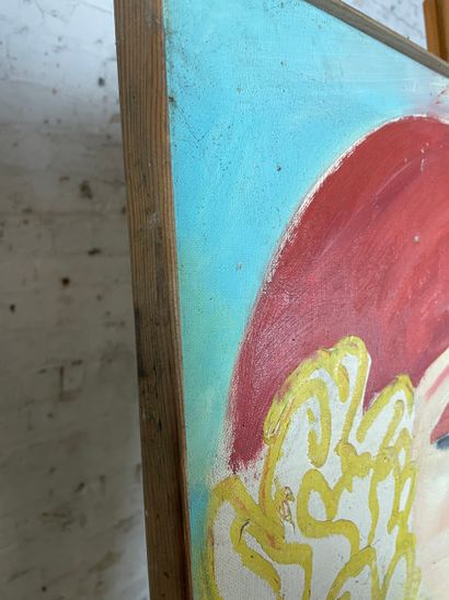 Marianne Dock - The Big Red Hat (1973)
Oil...