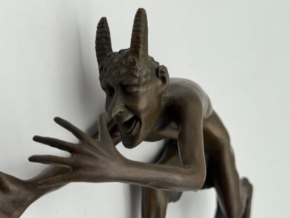 Franz Xavier Bergmann (1861-1936) - Grimacing...
