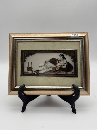 Indian miniature - Rajasthan school (19th...