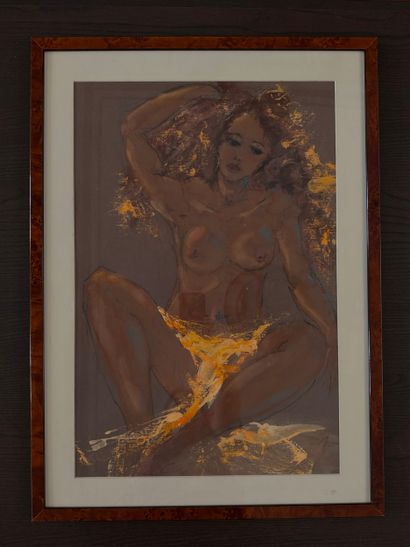 Incandescent
Mixed media on tinted paper...