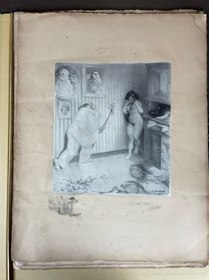 Adolphe Willette Les Sept Péchés capitaux,...