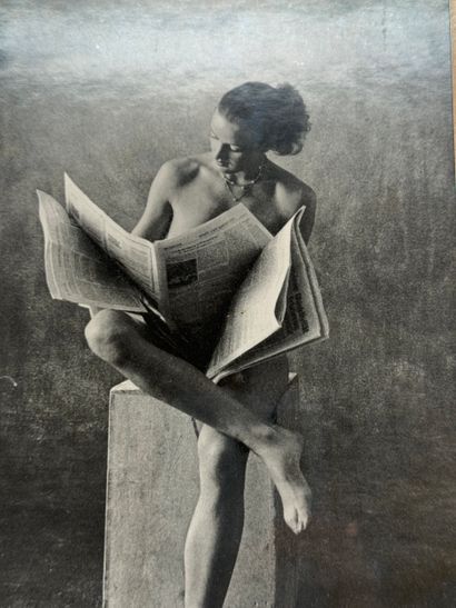 Christian Vogt (né en 1946) Nu féminin à...