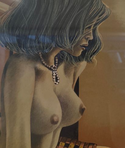 Loïc Dubigeon (1934 2001) Nude with necklace
Original...