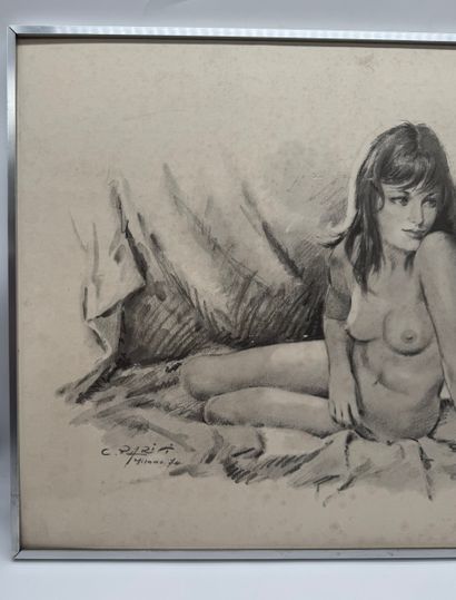 Carlo Parisi Seated female nude
Print on...