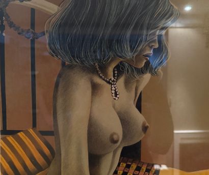 Loïc Dubigeon (1934 2001) Nude with necklace
Original...
