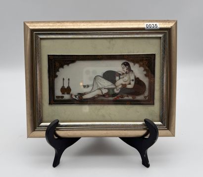 Indian miniature - Rajasthan school (19th...