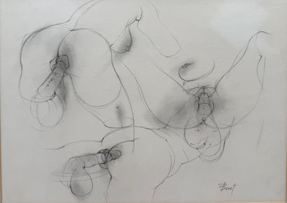 Lucien Braet (1924-1980) Erotic anatomical...