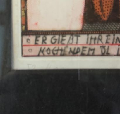 Johannes Vennekamp (né en 1935) Scène érotique
Lithographie...
