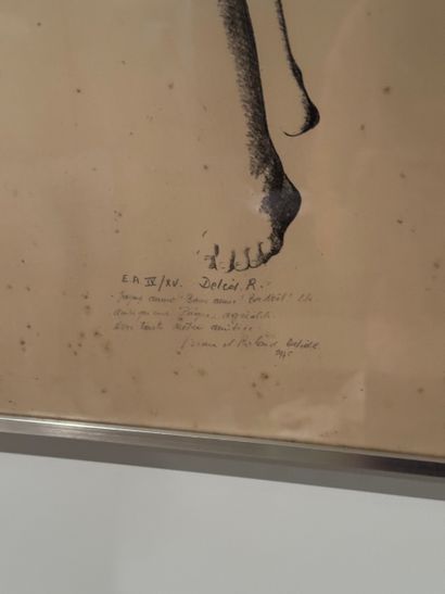 Roland Delcol (né en 1942) Composition surréaliste...