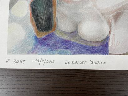 Yaday / Yvon Adam (1932-2017) Le Baiser lunaire...