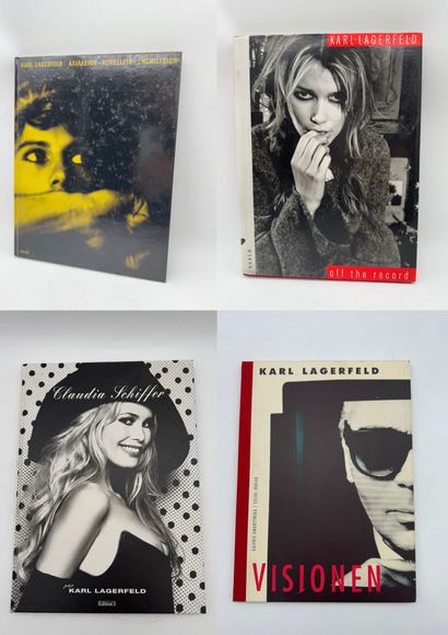 Karl Lagerfeld (1933 2019) Set of 4 photographic...