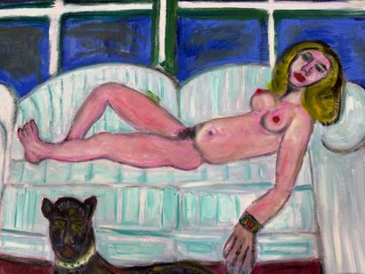 Peter Josef Schiffer (1934-2018) Femme allongée...