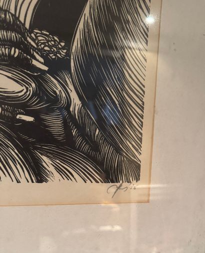 Ecole expressionniste européenne, 1974 Scène...