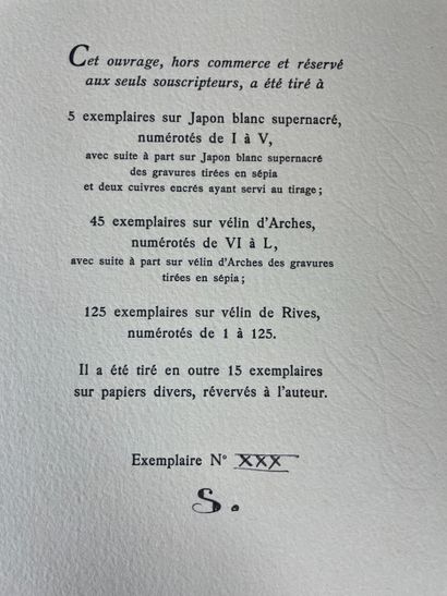 SAINT-DESMOTOME Frénésie ou un fric-frac...