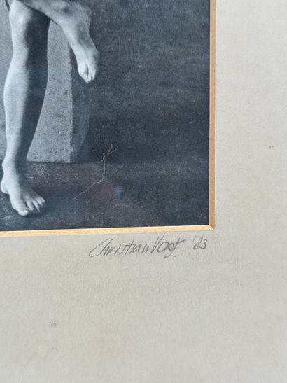 Christian Vogt (né en 1946) Nu féminin à...
