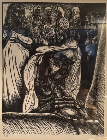 Ecole expressionniste européenne, 1974 Scène...