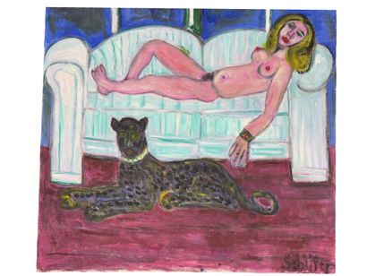 Peter Josef Schiffer (1934-2018) Femme allongée...