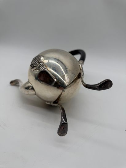 Neo-Empire 800 silver tripod coffee pot,...