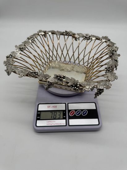 Lira Silver, Florence Openwork basket in...