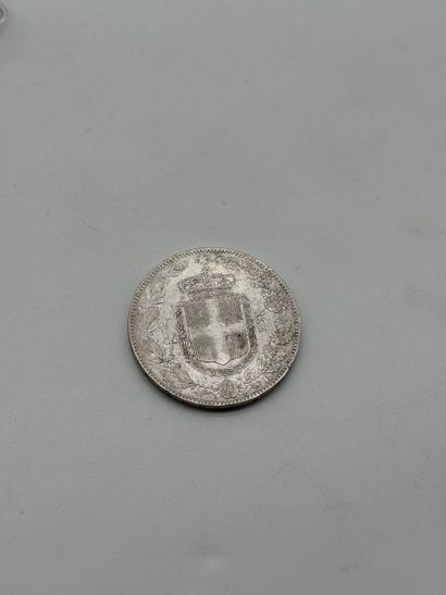 Italy Umberto I 5 Lire 1879
Italian silver...