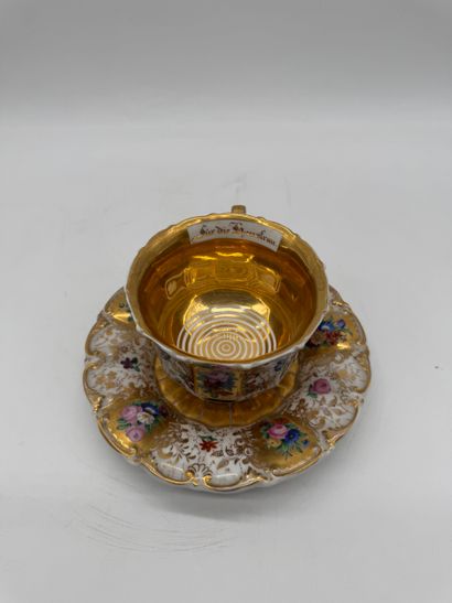 Porcelain cup and saucer in the Chinese style
Porcelain...