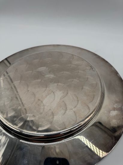 Louis XVI style 800 silver presentation dish...