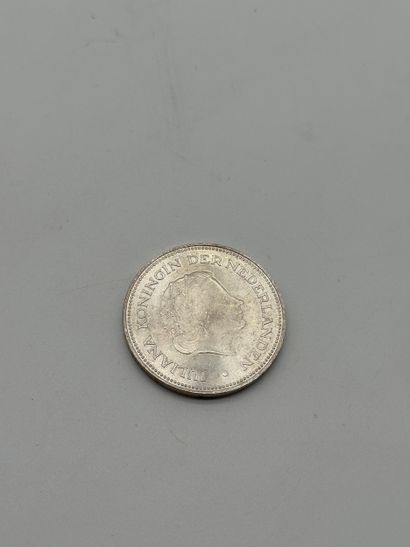 Netherlands Juliana 10 Gulden commemorative...