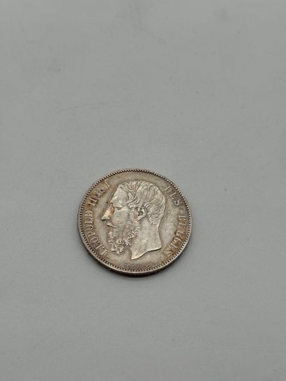 Belgium Leopold II 5 Francs 1870
Belgian...