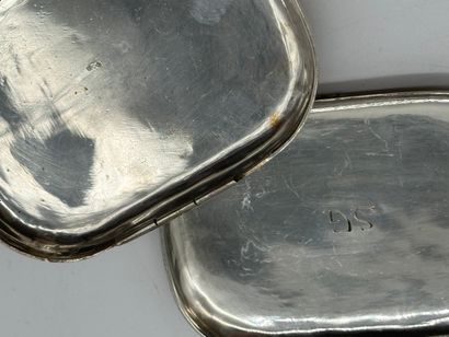 Collection of small silver objects and dishes,...