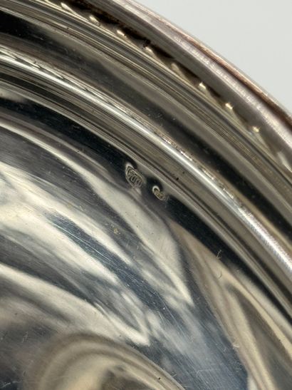800 silver two-tier dumb waiter, circa 1950-1970
Solid...