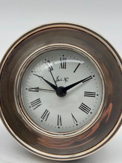 Benito Fini (Florence) Circular desk clock...