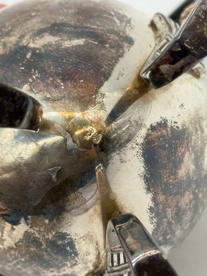 Empire-style 800 silver tripod milk jug,...