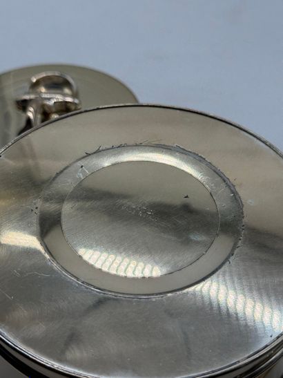 GUCCI Ice bucket with brass and silver-plated...