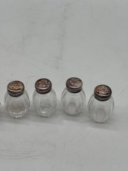 Christofle / Cardeilhac Box of six crystal...