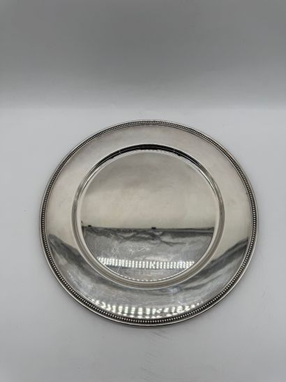 Louis XVI style 800 silver presentation dish...