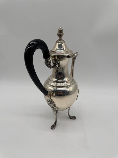 Neo-Empire 800 silver tripod coffee pot,...