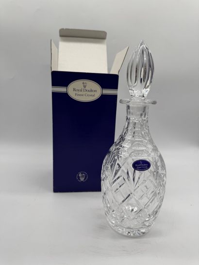 Royal Doulton Finest Crystal Decanter with...