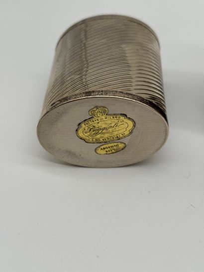 Set of three Italian silver pencil holders...