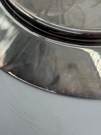 Louis XVI style 800 silver presentation dish...