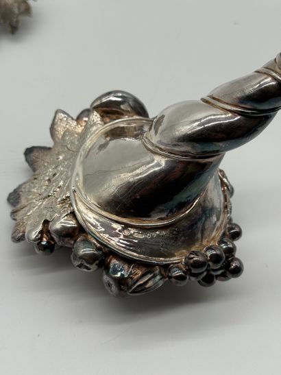 Italian silverware set Horn of plenty and...