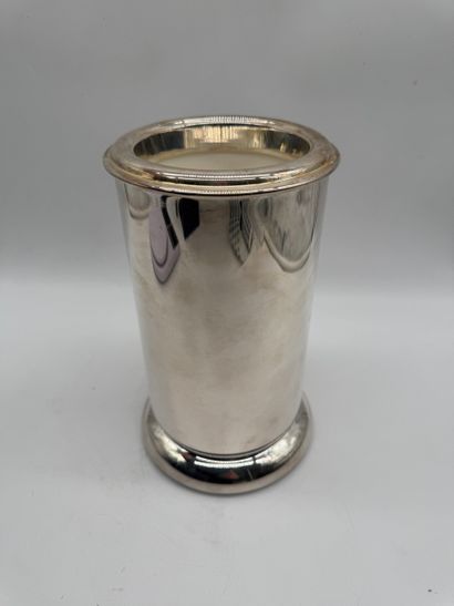 Isothermal bottle holder in silver 800, circa...
