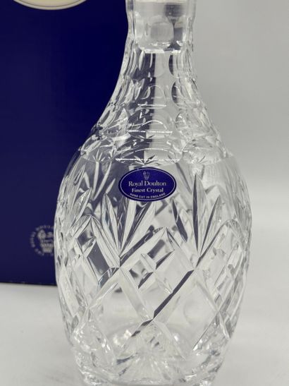 Royal Doulton Finest Crystal Decanter with...