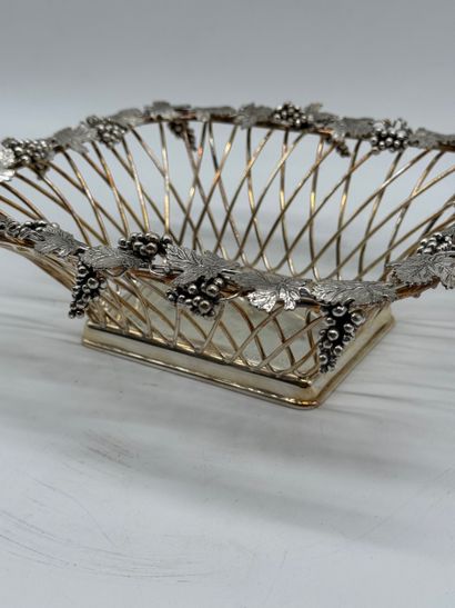 Lira Silver, Florence Openwork basket in...