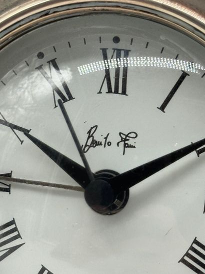 Benito Fini (Florence) Circular desk clock...