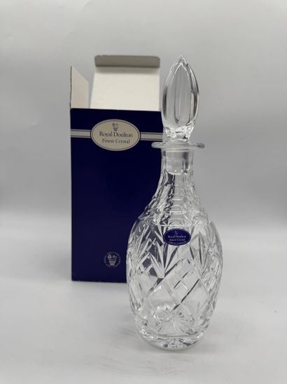 Royal Doulton Finest Crystal Decanter with...