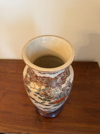 Japanese Satsuma vase, Umeda workshop, Meiji...