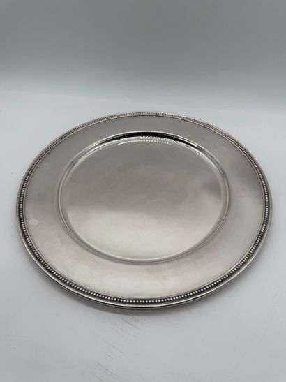 Louis XVI style 800 silver presentation dish...