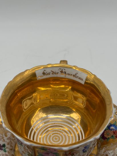 Porcelain cup and saucer in the Chinese style
Porcelain...